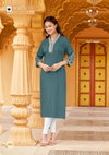 Ladlee Vol 2 By Kadlee Rayon Thread work Kurti Wholesale Clothing Distributors In India
